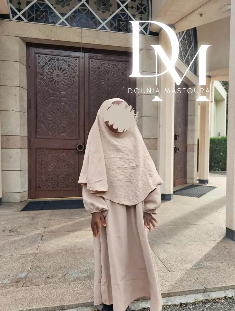 Abaya khimar enfant